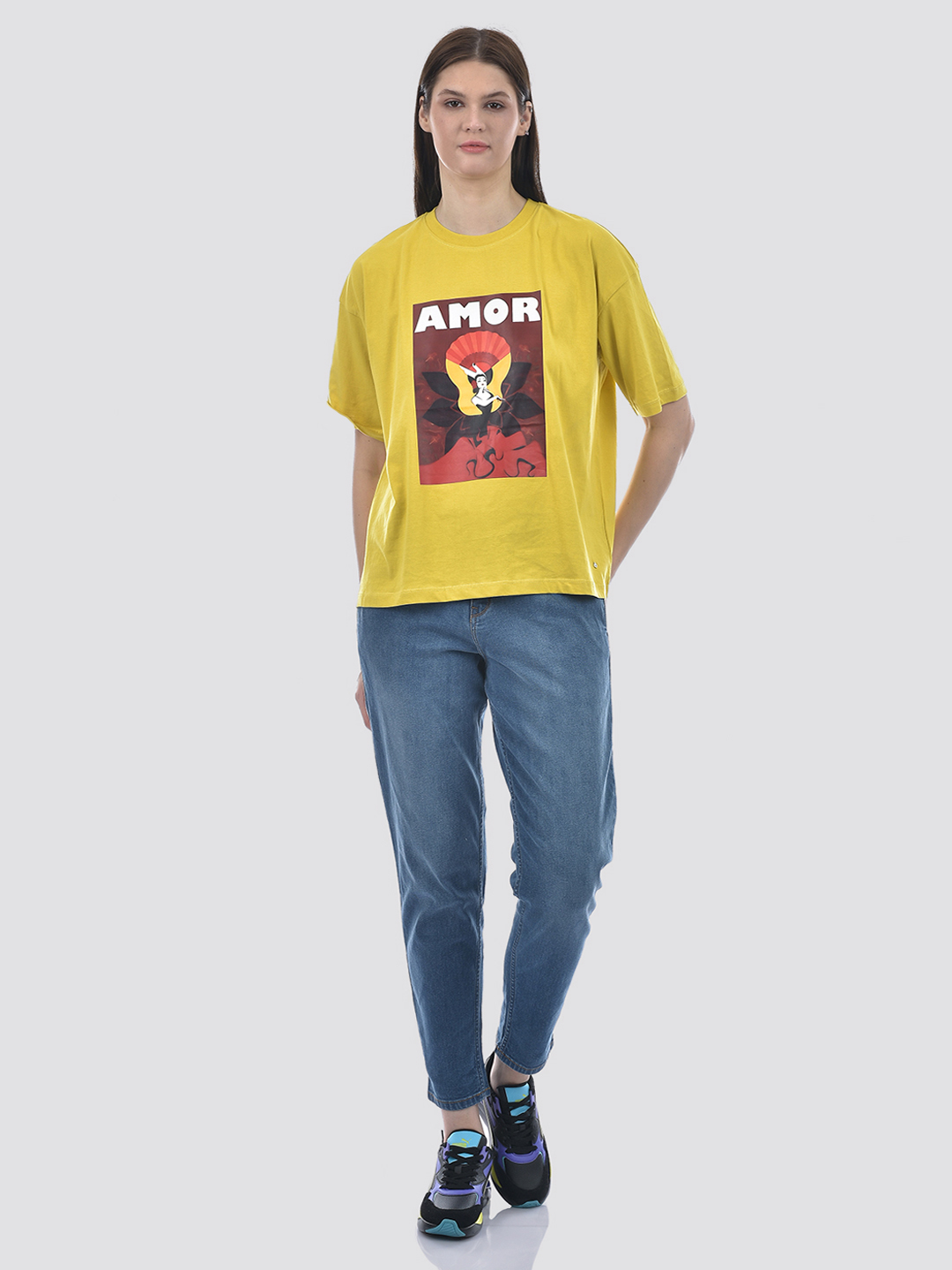 Numero Uno Women Blue Tappered Fit Sustainable Jeans